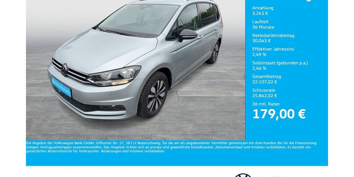 VW Touran 6.670 km 32.611 &euro; Bergkamen 59192