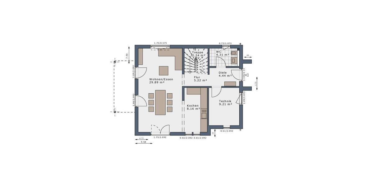 Einfamilienhaus Dortmund Hörde - 4 Zimmer, 120 m&sup2;, 1.800&euro; | Angebot:26664389
