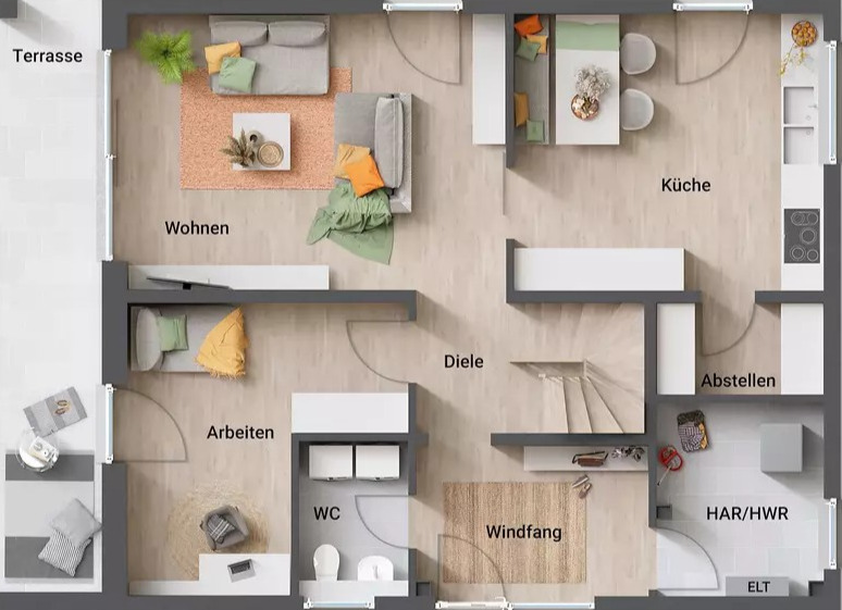 Mehrfamilienhaus, Wohnhaus Nordkirchen - 5 Zimmer, 152 m&sup2;, 386.000&euro; | Angebot:25681255