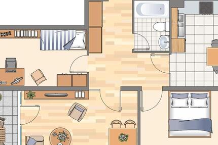 3-Zimmer-Wohnung in Dortmund Hörde (WBS für 75m² erforderlich!) 3 zimmer