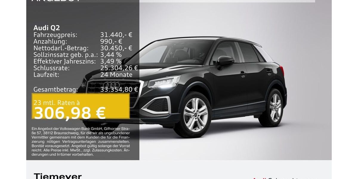 Audi Q2 24.632 km 30.980 &euro; Bochum 44809