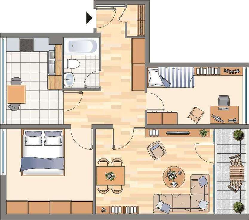 Wohnung zum Mieten in Dortmund 637 € 74.42 m²