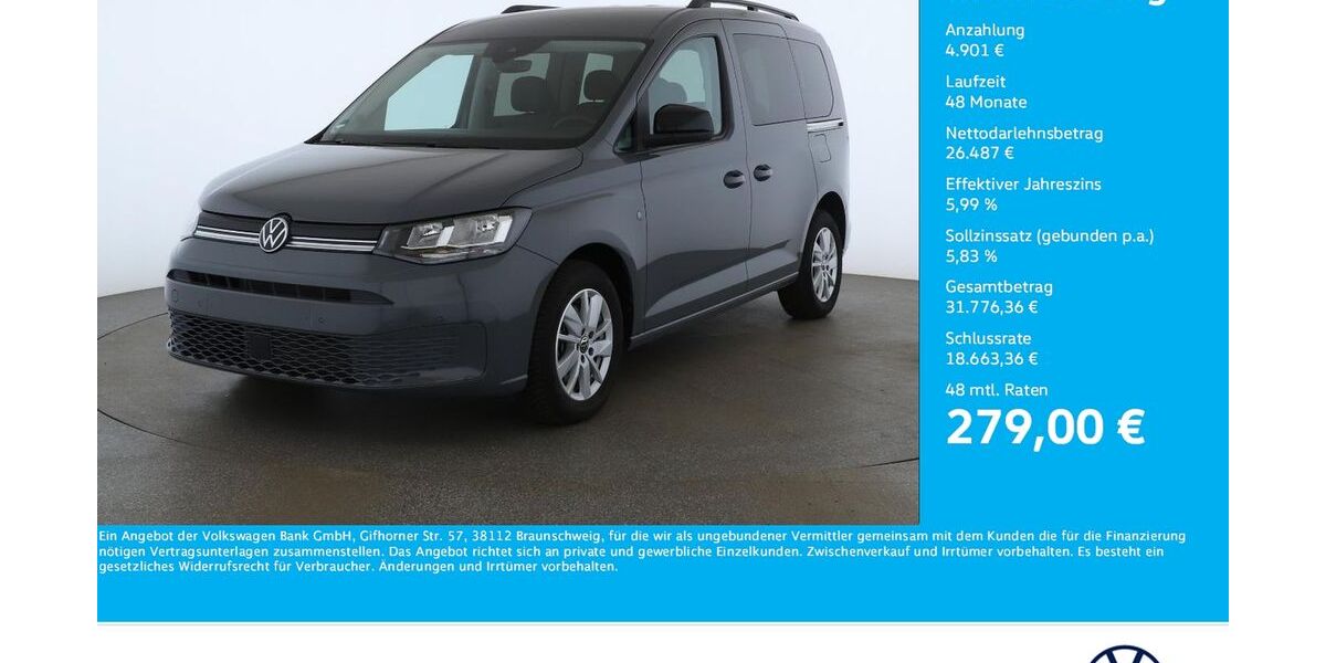 VW Caddy 7.596 km 31.220 &euro; Dortmund 44379
