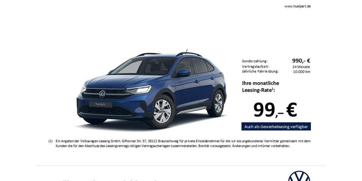 VW Taigo 5.545 km 19.822 &euro; Dortmund 44379