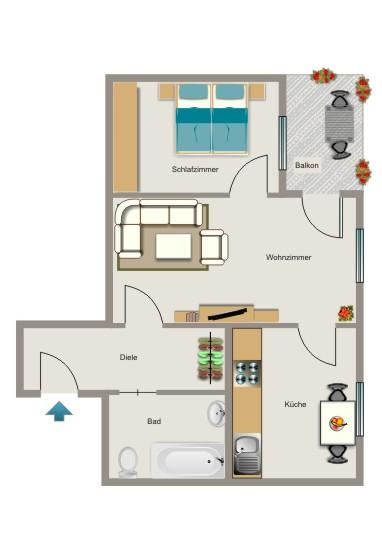 Wohnen ab 60 – Modernisierte Seniorenwohnungen mit WBS 2 zimmer