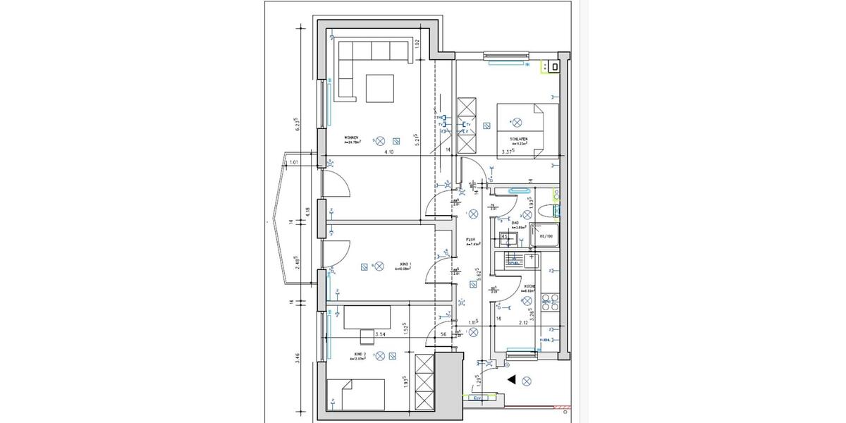 Etagenwohnung Oer-Erkenschwick Erkenschwick - 4 Zimmer, 80 m&sup2;, 640&euro; | Angebot:24674265