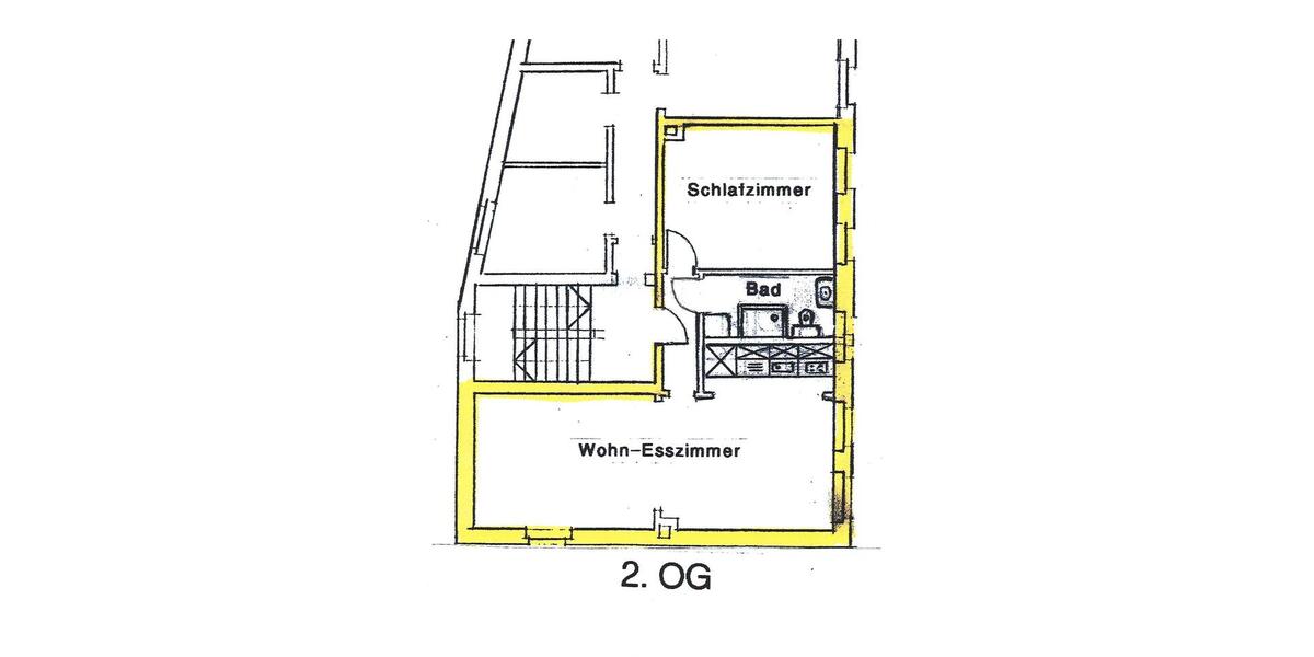 Etagenwohnung Gelsenkirchen Rotthausen - 2.5 Zimmer, 60 m&sup2;, 480&euro; | Angebot:24838014