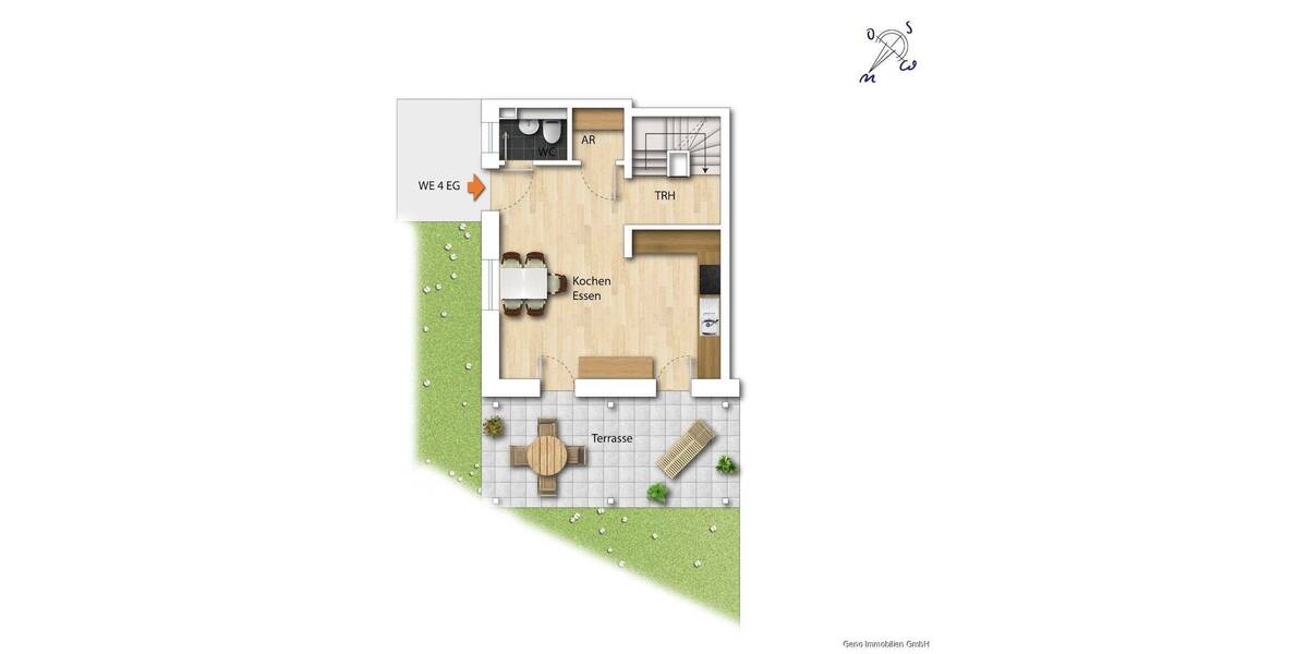 Reihenmittelhaus Hattingen Bredenscheid-Stüter - 3 Zimmer, 135 m&sup2;, 1.693&euro; | Angebot:23883876