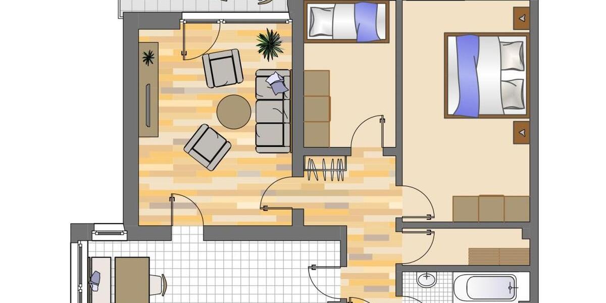 Etagenwohnung Dortmund Scharnhorst - 3.5 Zimmer, 67 m&sup2;, 549&euro; | Angebot:26163750