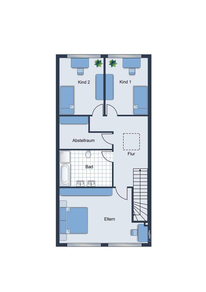 Viel Platz in diesem gepflegten Reihenmittelhaus in der Aplerbecker Mark (Dortmund)