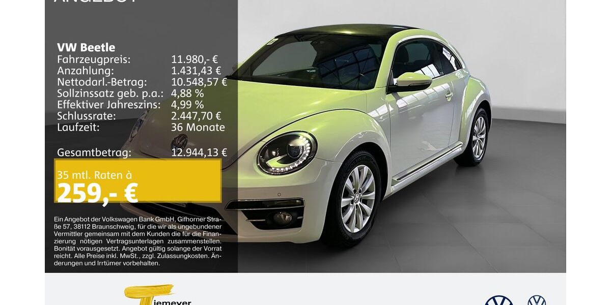 VW Beetle 98.379 km 10.680 &euro; Gelsenkirchen 45888
