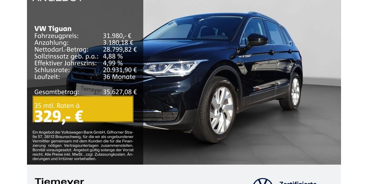 VW Tiguan 47.770 km 31.480 &euro; Bochum 44892