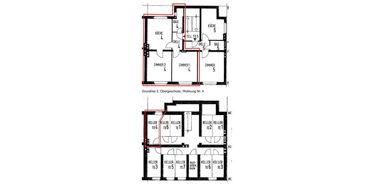 Etagenwohnung Dortmund Innenstadt Nord - 2 Zimmer, 54 m&sup2;, 129.000&euro; | Angebot:27445415