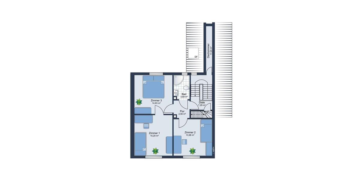 Einfamilienhaus Hamm Herringen - 5 Zimmer, 100 m&sup2;, 1.100&euro; | Angebot:24510559