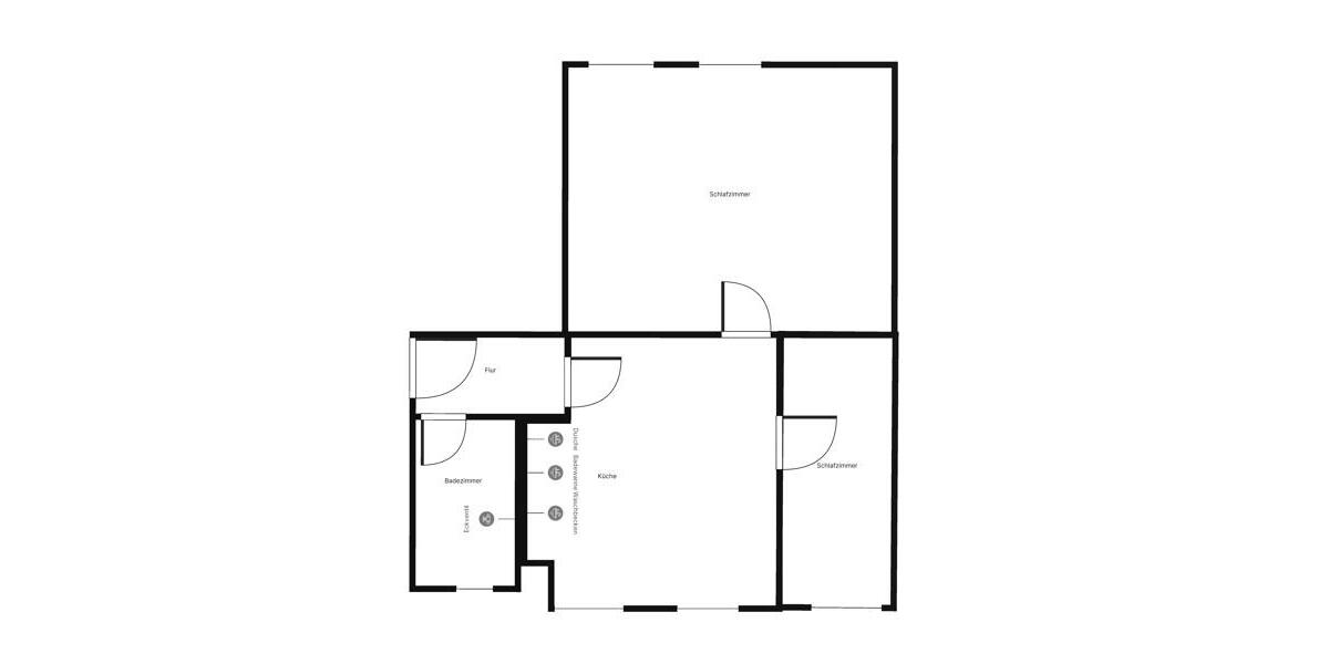 Etagenwohnung Bochum Bochum-Mitte - 2 Zimmer, 48 m&sup2;, 417&euro; | Angebot:26450986