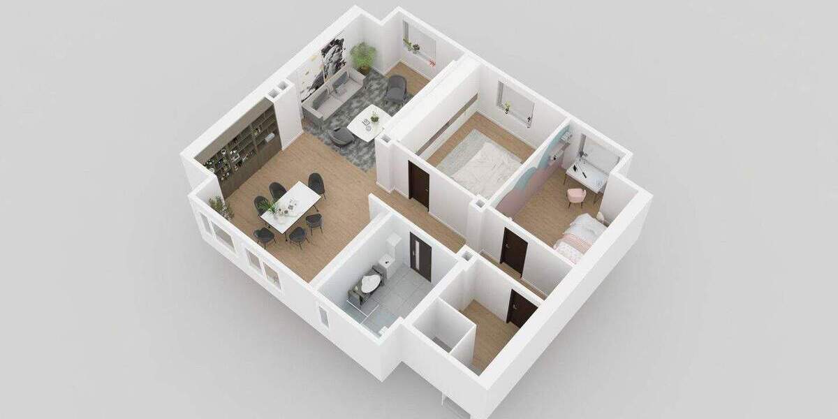 Etagenwohnung Gelsenkirchen Bismarck - 3 Zimmer, 80 m&sup2;, 181.440&euro; | Angebot:24708779