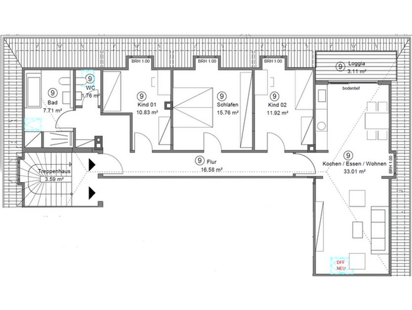 Kapitalanlage mit Potenzial: Exklusive 3,5-Zimmer-Wohnung mit zuverlässigen Mieteinnahmen in Hamm 3.5 zimmer