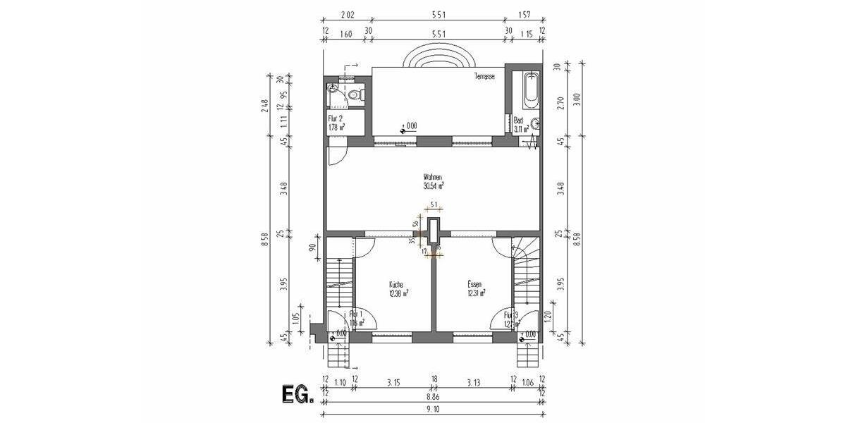 Reihenhaus Gelsenkirchen Resse - 7 Zimmer, 165 m&sup2;, 320.000&euro; | Angebot:26449606