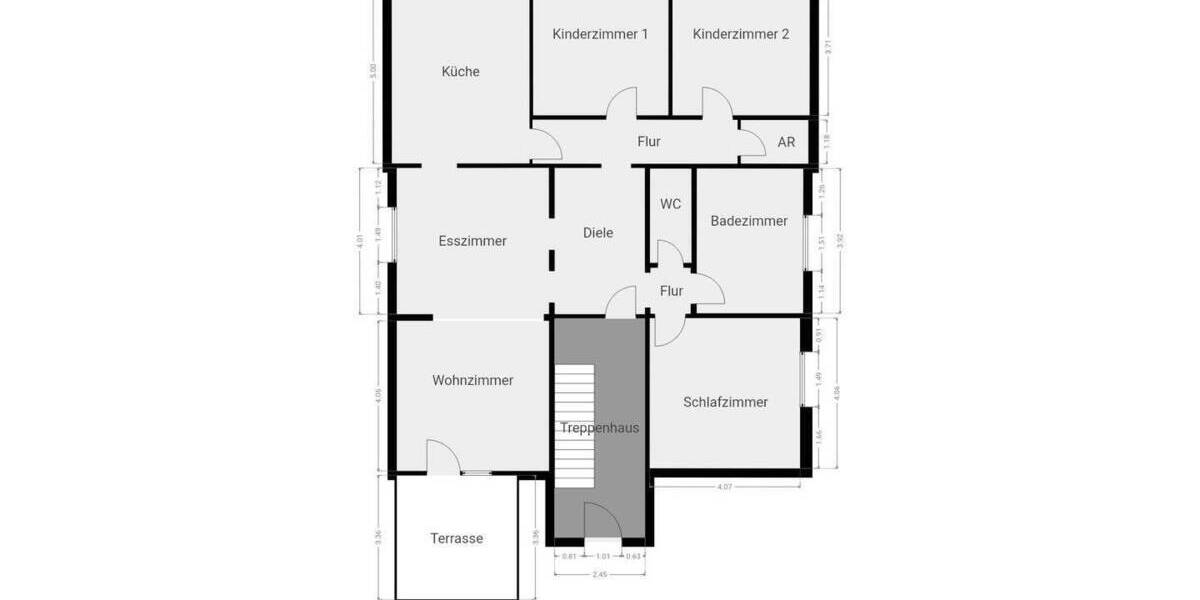 5,5 Zimmer - Terrasse - kernsaniert - inkl. Einbauküche - Stellplatz 5 zimmer