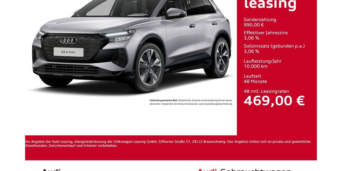 Audi Q4 e-tron 8.939 km 51.711 &euro; Dortmund 44143