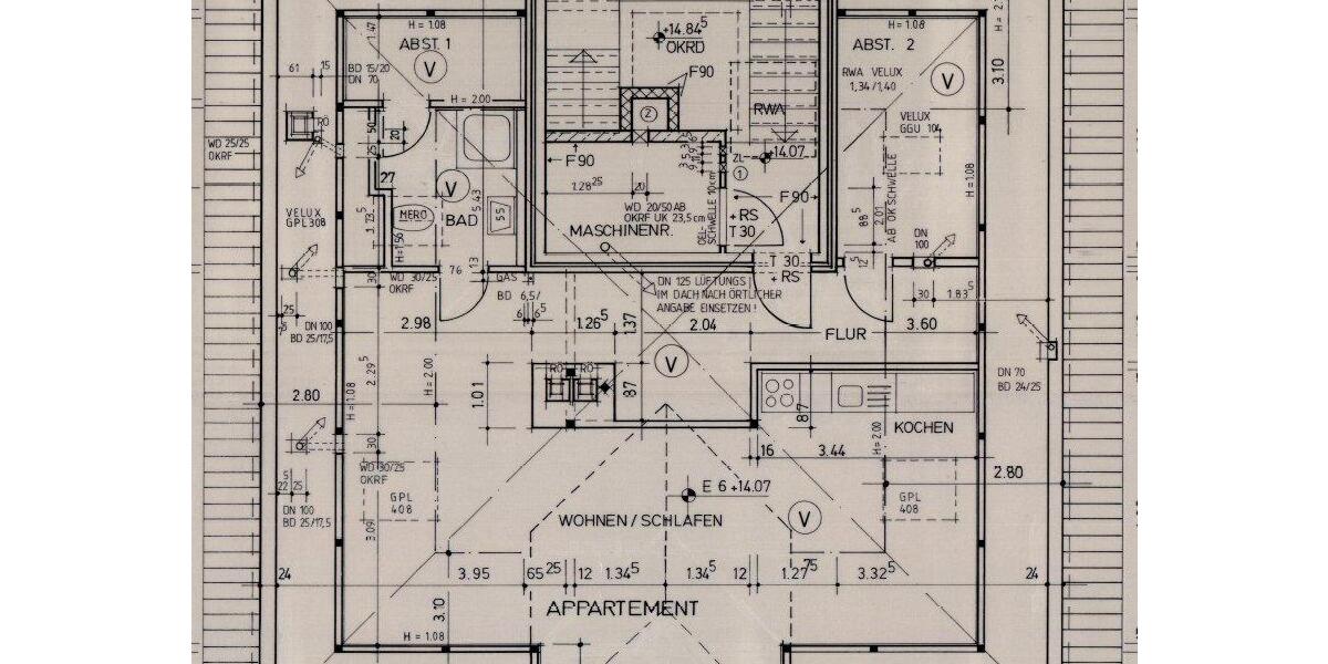 Dachgeschoßwohnung Ennepetal - 1.5 Zimmer, 54 m&sup2;, 540&euro; | Angebot:26366540