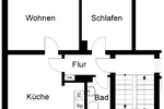 Lichtdurchflutet & zentral: 2,5-Raum-Wohnung 2 zimmer