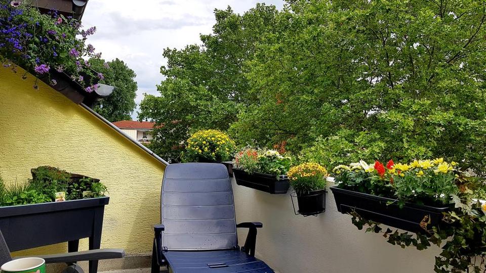 Bei VIVAWEST die Sonnenstrahlen auf dem eigenen Balkon genießen. zimmer