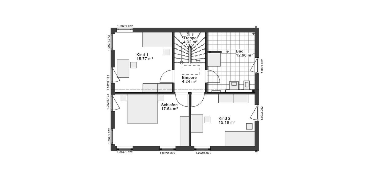Einfamilienhaus Essen Stadtbezirk VII - 4 Zimmer, 140 m&sup2;, 1.840&euro; | Angebot:26663239
