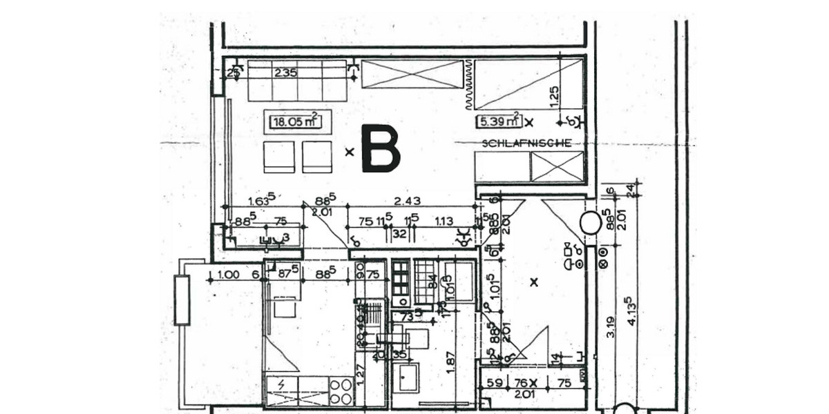 Erdgeschoßwohnung Dortmund Bövinghausen - 1.5 Zimmer, 45 m&sup2;, 480&euro; | Angebot:25234492