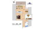 Dachgeschoßwohnung Iserlohn Sümmern - 2 Zimmer, 65 m&sup2;, 360&euro; | Angebot:25433176