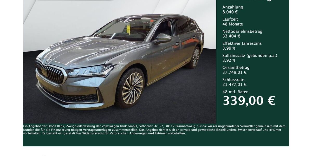 Skoda Superb 23.240 km 41.444 &euro; Dortmund 44269