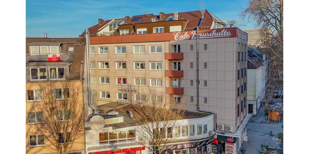 Etagenwohnung Dortmund Innenstadt West - 2 Zimmer, 66 m&sup2;, 610&euro; | Angebot:26962591