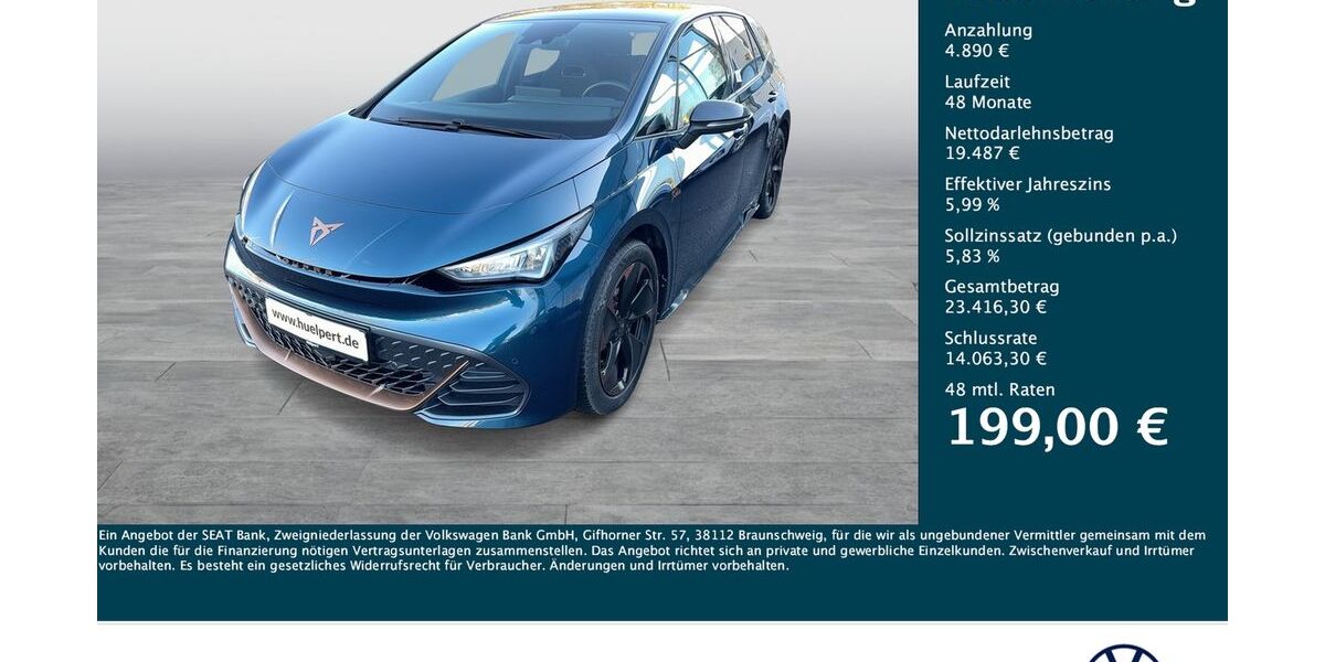 Cupra Born 29.482 km 24.349 &euro; Dortmund 44379