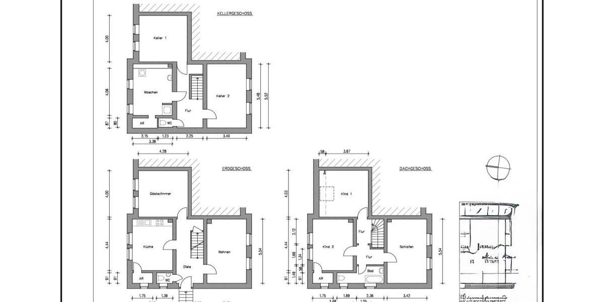 Doppelhaushälfte Recklinghausen Berghausen - 6.5 Zimmer, 132 m&sup2;, 1.550&euro; | Angebot:24712162