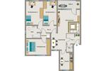 Erdgeschoßwohnung Herten Bertlich - 4.5 Zimmer, 94 m&sup2;, 566&euro; | Angebot:26470282