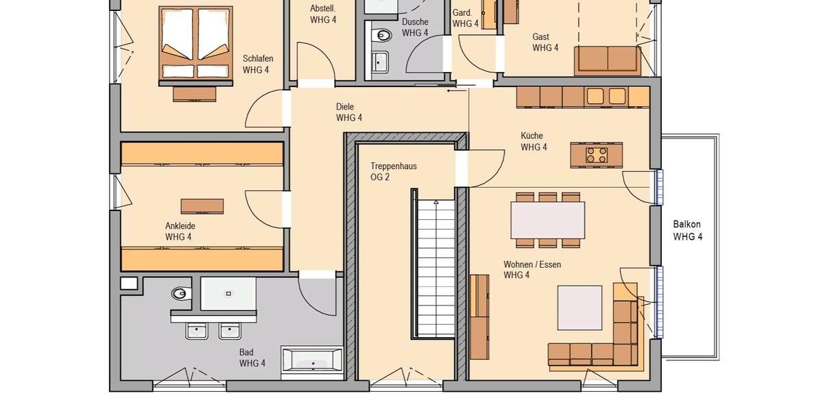 Einfamilienhaus Unna Alte Heide - 4.5 Zimmer, 133 m&sup2;, 1.675&euro; | Angebot:26688535