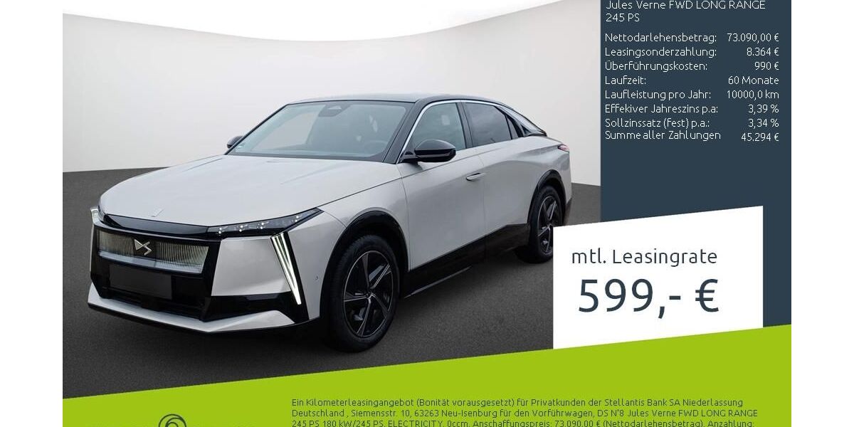 DS Automobiles Nº8 1.500 km 71.590 &euro; Dortmund 44263