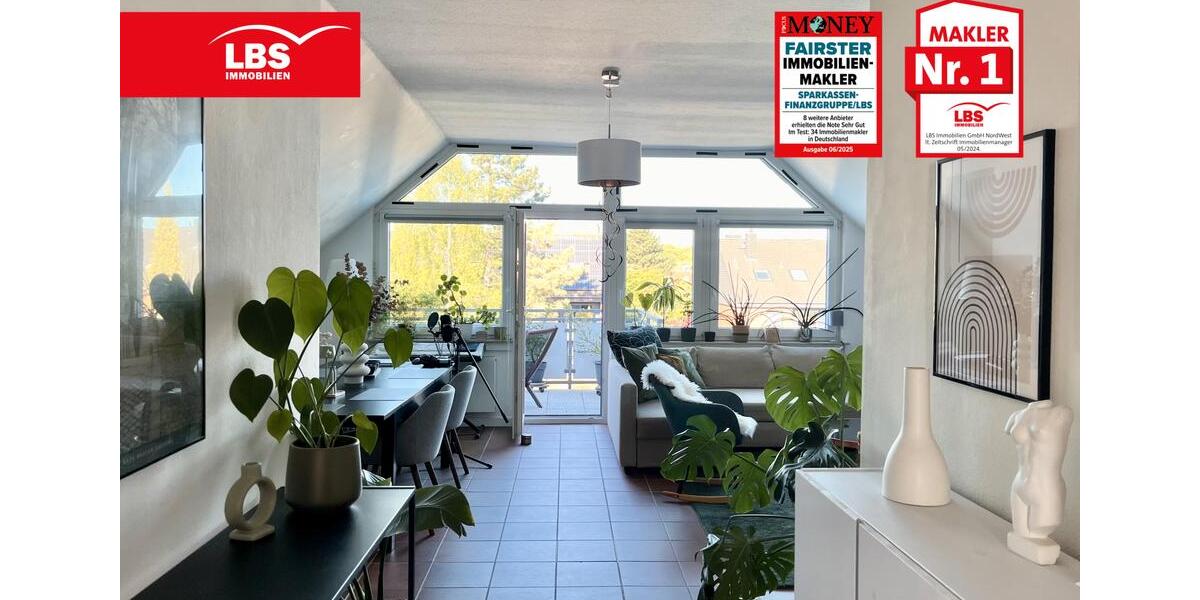 Dachgeschoßwohnung Dortmund Hombruch - 2 Zimmer, 65 m&sup2;, 715&euro; | Angebot:26453764