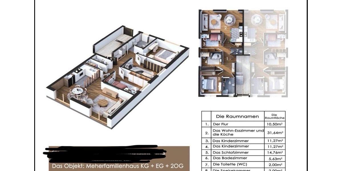 Dachgeschoßwohnung Dortmund Scharnhorst - 4 Zimmer, 92 m&sup2;, 1.200&euro; | Angebot:26345295
