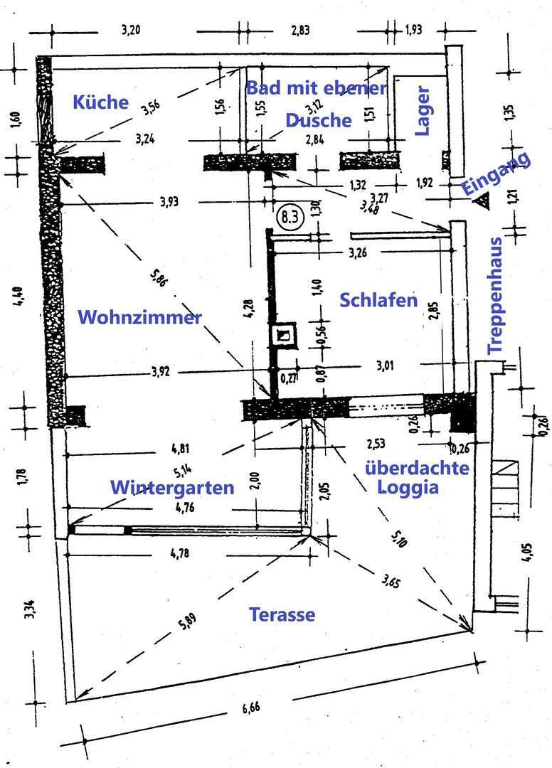 Wohnung zum Mieten in Dortmund 726 € 66 m² 2 zimmer