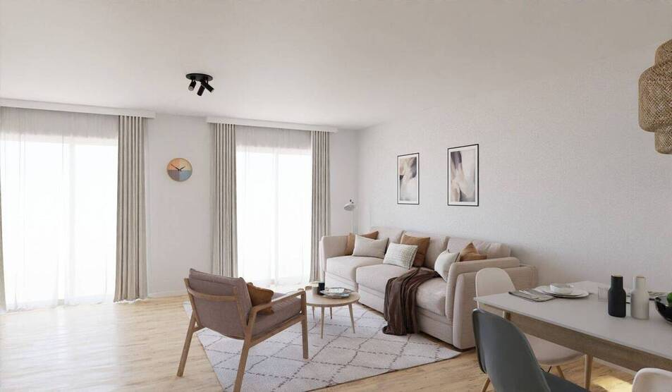 Moderne Doppelhaushälfte mit Garten und Dachstudio 4 zimmer