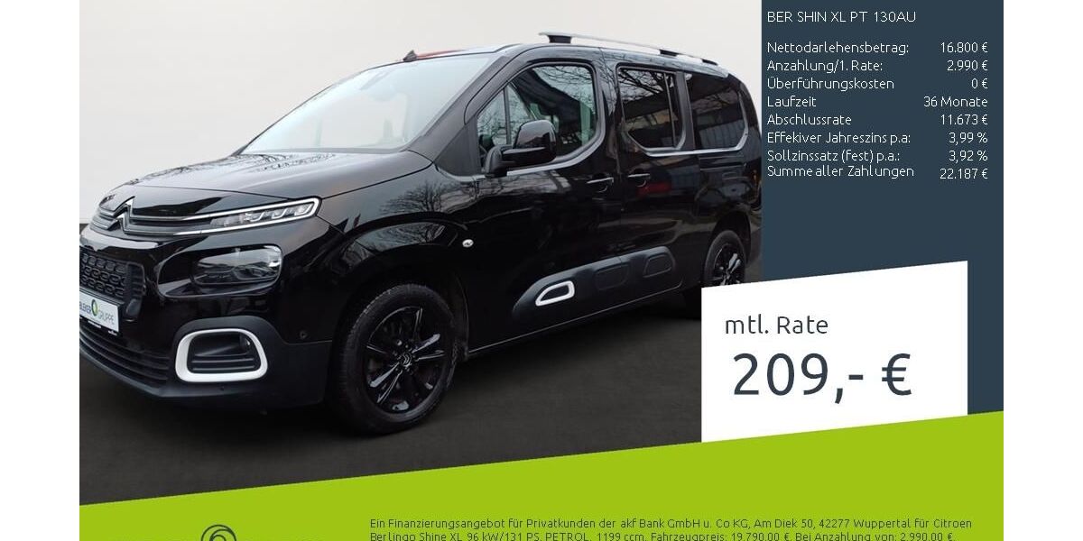 Citroen Berlingo 80.072 km 20.780 &euro; Dortmund 44263