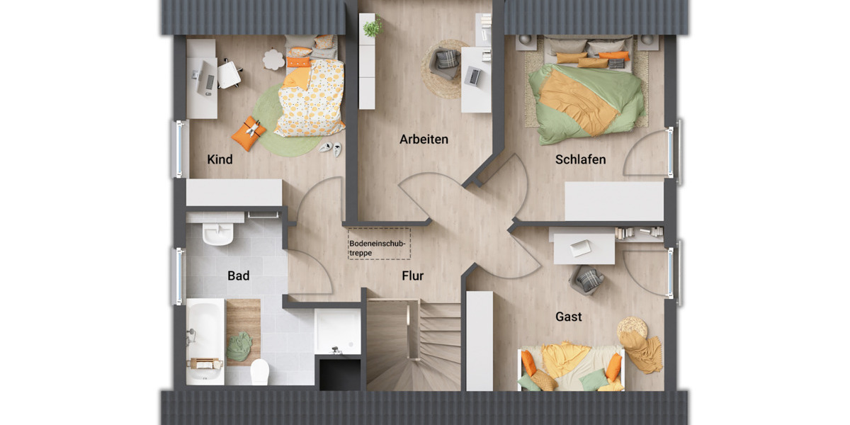 Einfamilienhaus Iserlohn Wermingsen - 4 Zimmer, 130 m&sup2;, 462.450&euro; | Angebot:24035575