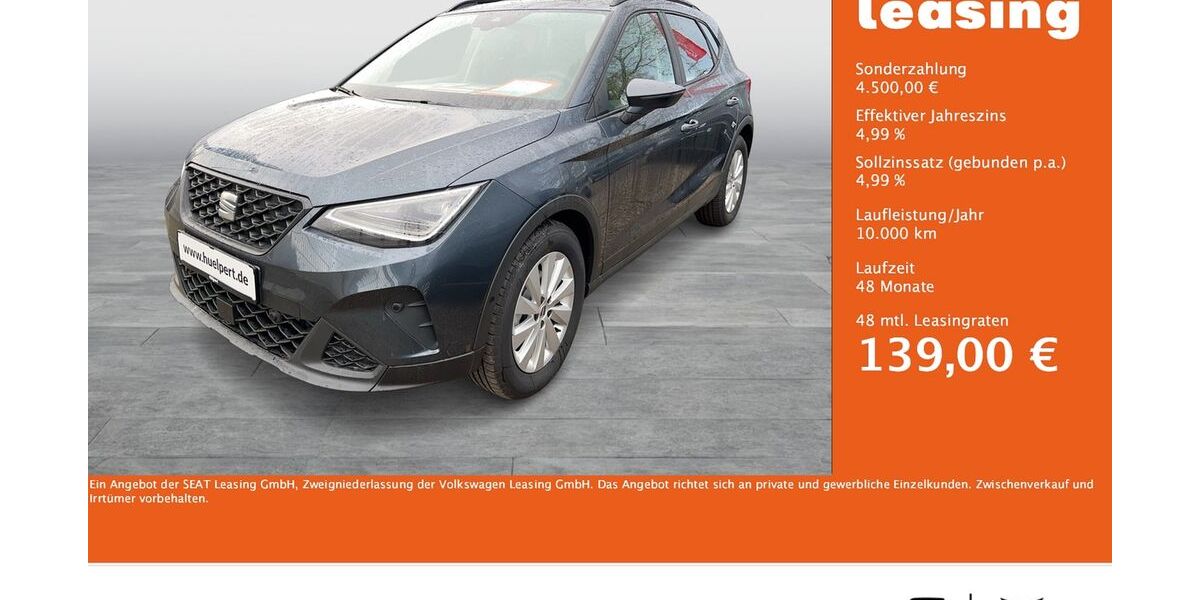 Seat Arona 1.990 km 24.333 &euro; Dortmund 44269