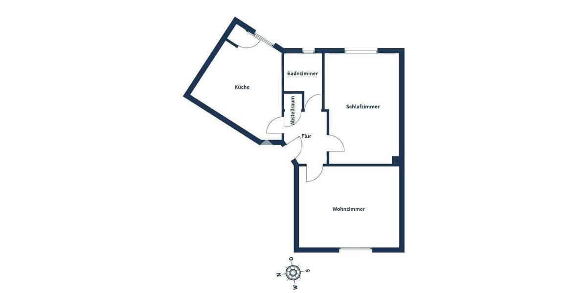 Etagenwohnung Recklinghausen Ost - 2 Zimmer, 65 m&sup2;, 125.000&euro; | Angebot:25677824