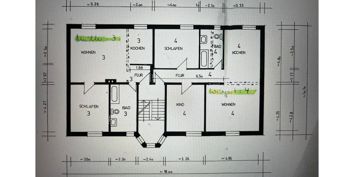 Etagenwohnung Schwerte - 3 Zimmer, 81 m&sup2;, 205.000&euro; | Angebot:25171742