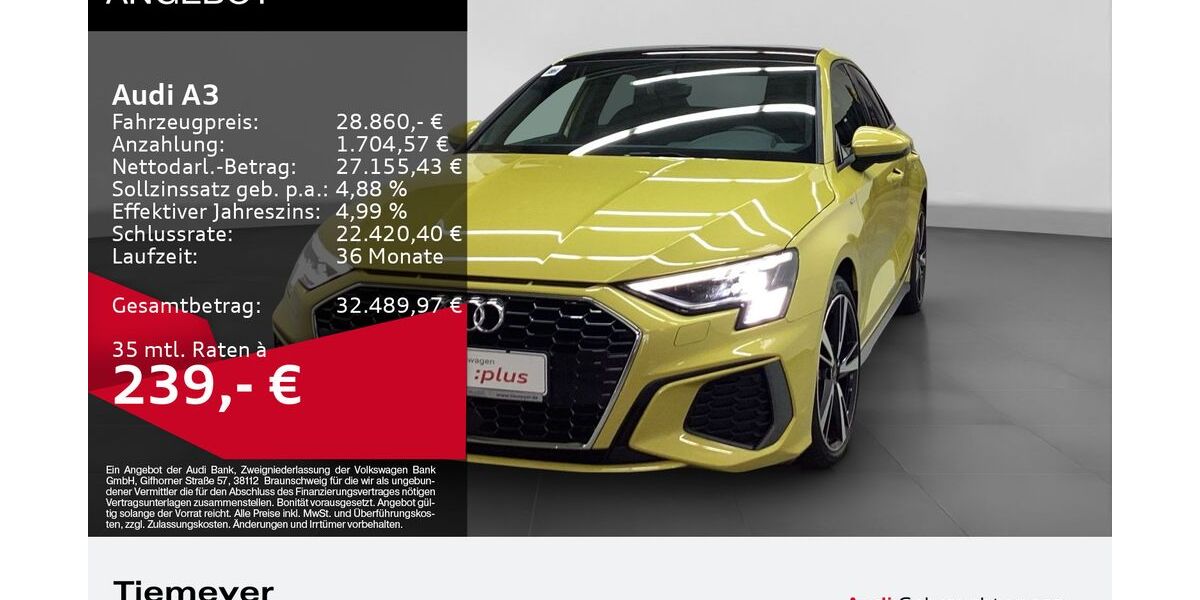 Audi A3 12.418 km 26.660 &euro; Bochum 44809