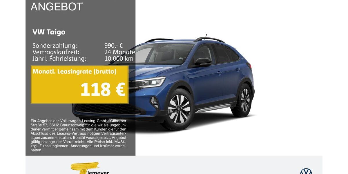 VW Taigo 33.546 km 20.190 &euro; Recklinghausen 45663