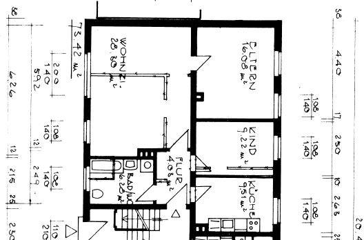 Erdgeschoßwohnung Bergkamen - 3 Zimmer, 73 m&sup2;, 585&euro; | Angebot:26444023