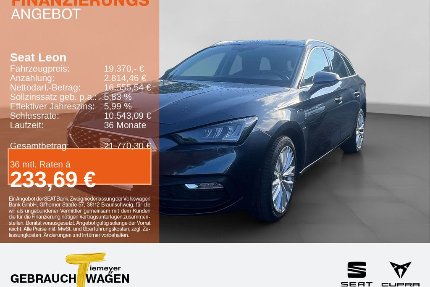 Seat Leon 90.553 km 19.370 &euro; Recklinghausen 45663